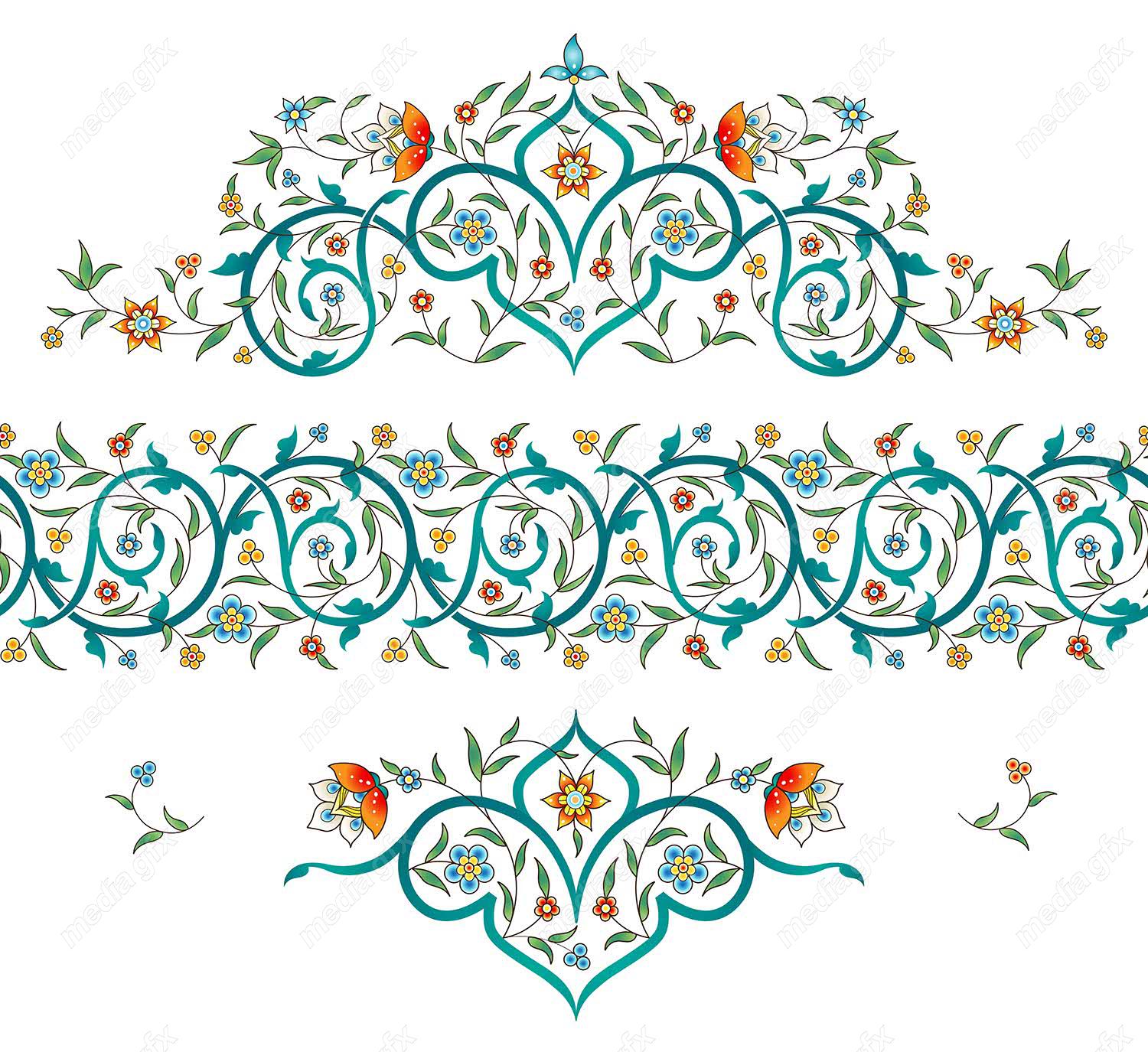 وکتور تذهیب اسلیمی MV002751