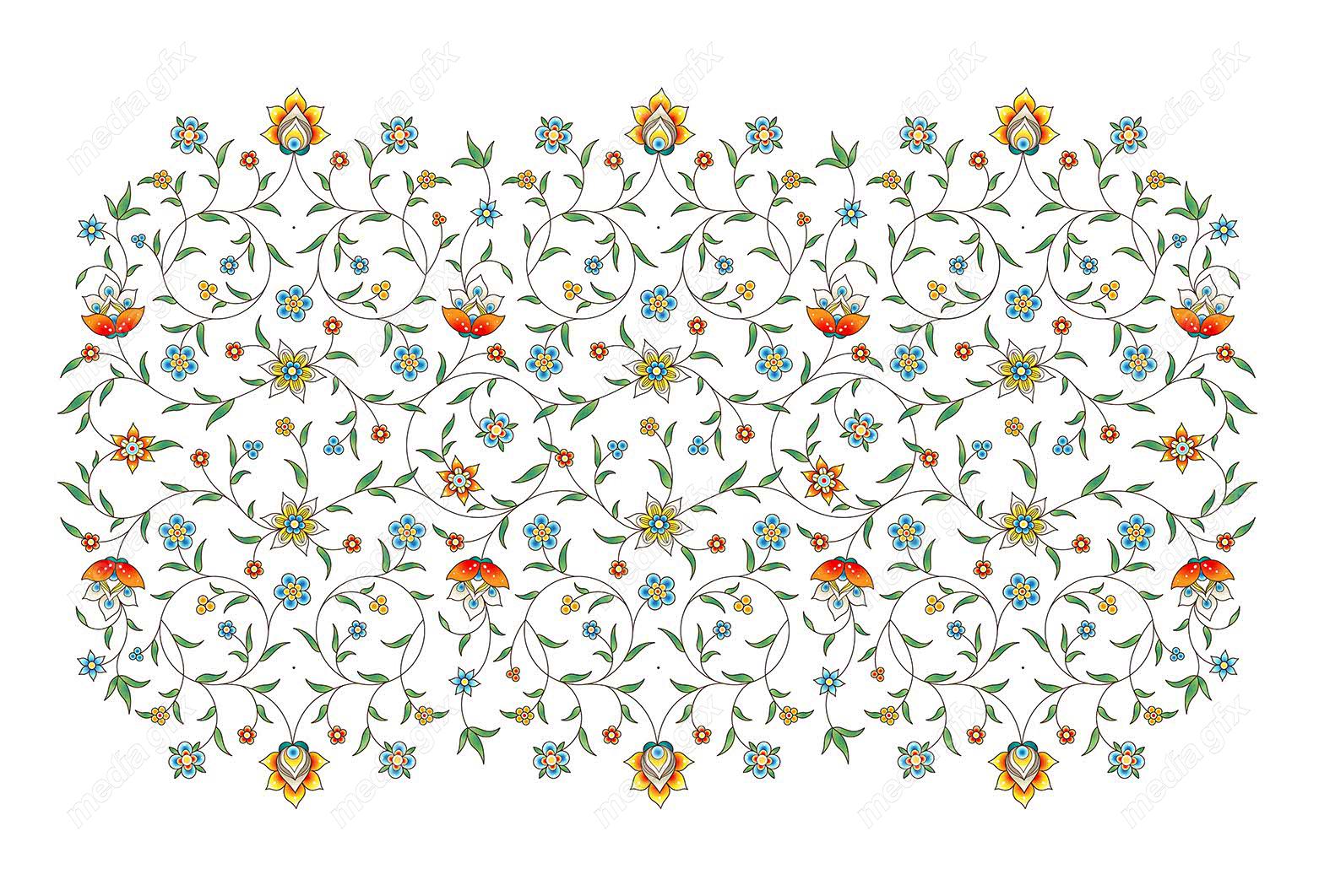 وکتور تذهیب اسلیمی MV002752