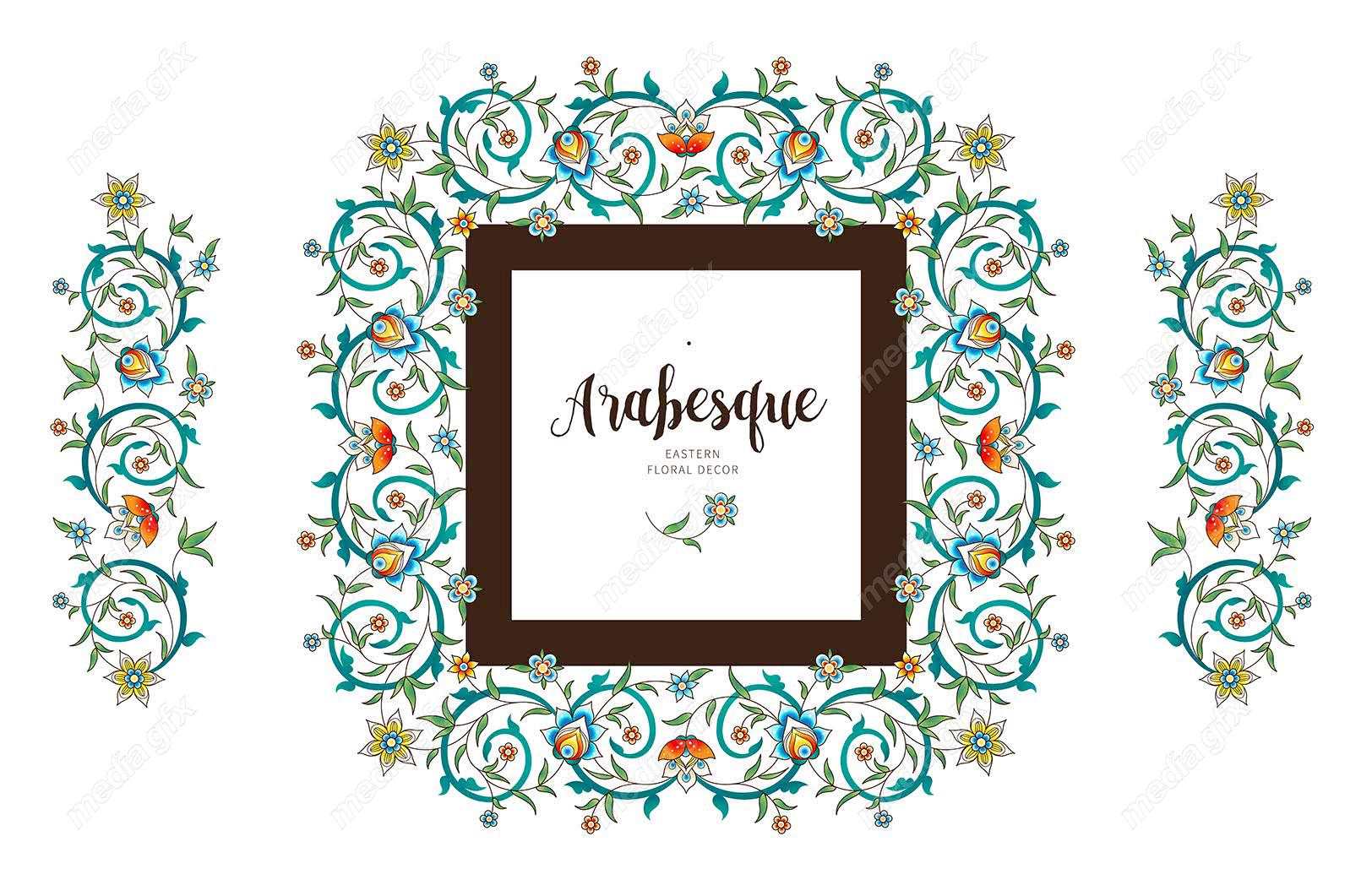 وکتور تذهیب اسلیمی MV002754