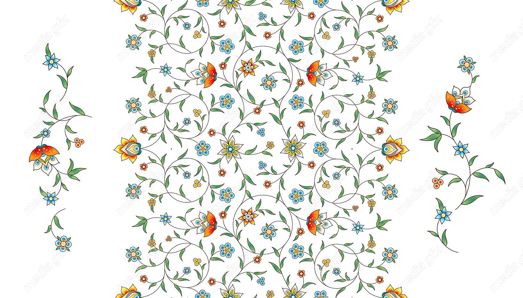 وکتور تذهیب اسلیمی MV002755