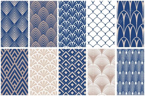 وکتور پترن خطوط و اشکال هندسی MV003373