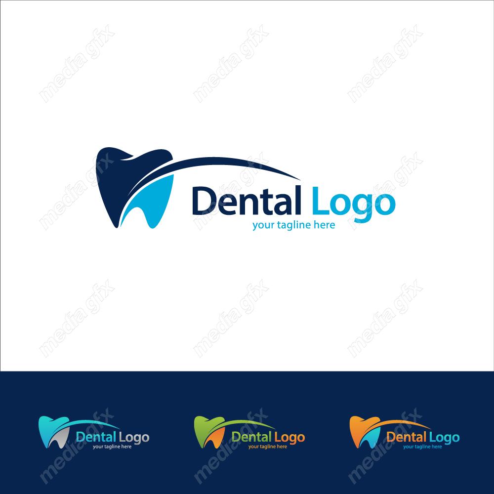 وکتور لوگوی دندان و دندانپزشکی MV003511