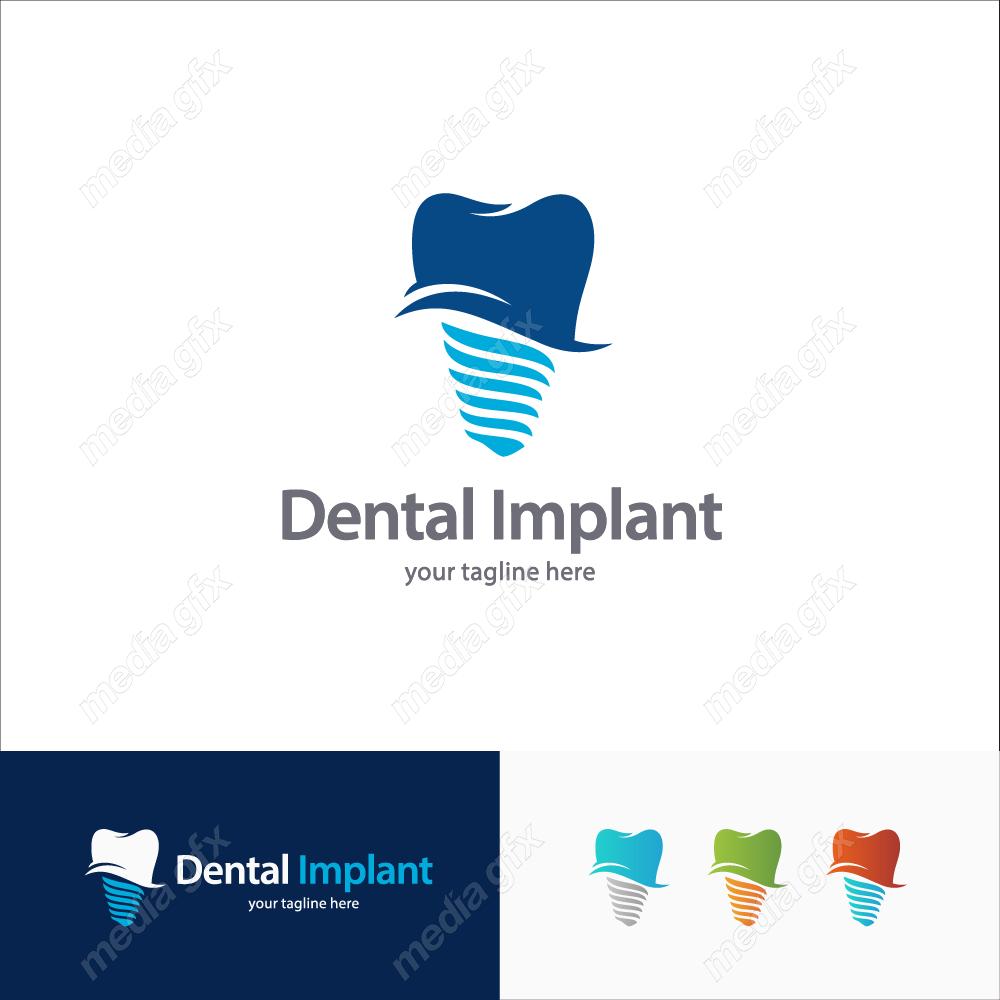 وکتور لوگوی دندان و دندانپزشکی MV003512