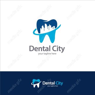 وکتور لوگوی دندان و دندانپزشکی MV003514