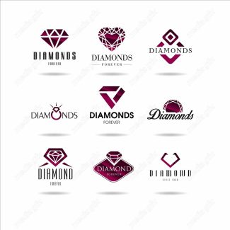 وکتور طرح لوگوی جواهرات و طلا فروشی MV003529