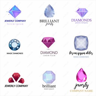 وکتور طرح لوگوی جواهرات و طلا فروشی MV003530