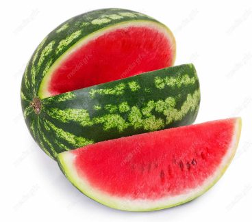 عکس با کیفیت هندوانه پس زمینه سفید MJ003583