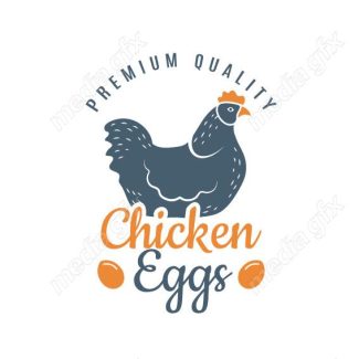 وکتور طرح لوگو مرغ و خروس، مرغداری و مزرعه MV003661