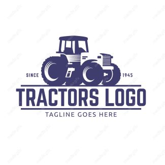 وکتور طرح لوگو تراکتور و ماشین الات کشاورزی MV003679