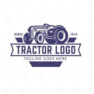 وکتور طرح لوگو تراکتور و ماشین الات کشاورزی MV003681