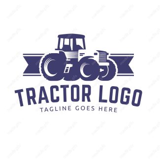 وکتور طرح لوگو تراکتور و ماشین الات کشاورزی MV003688