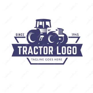 وکتور طرح لوگو تراکتور و ماشین الات کشاورزی MV003689