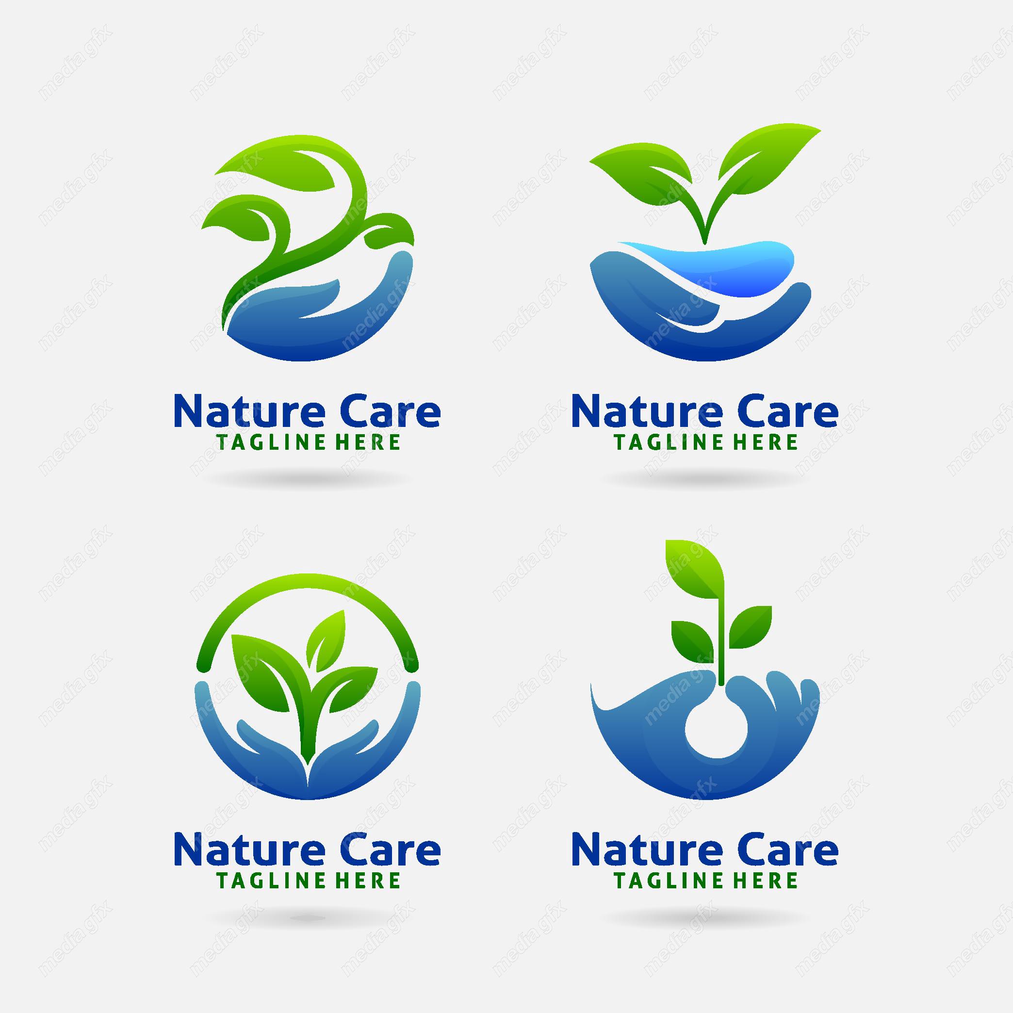 وکتور لوگوی مراقبت از طبیعت MV003832