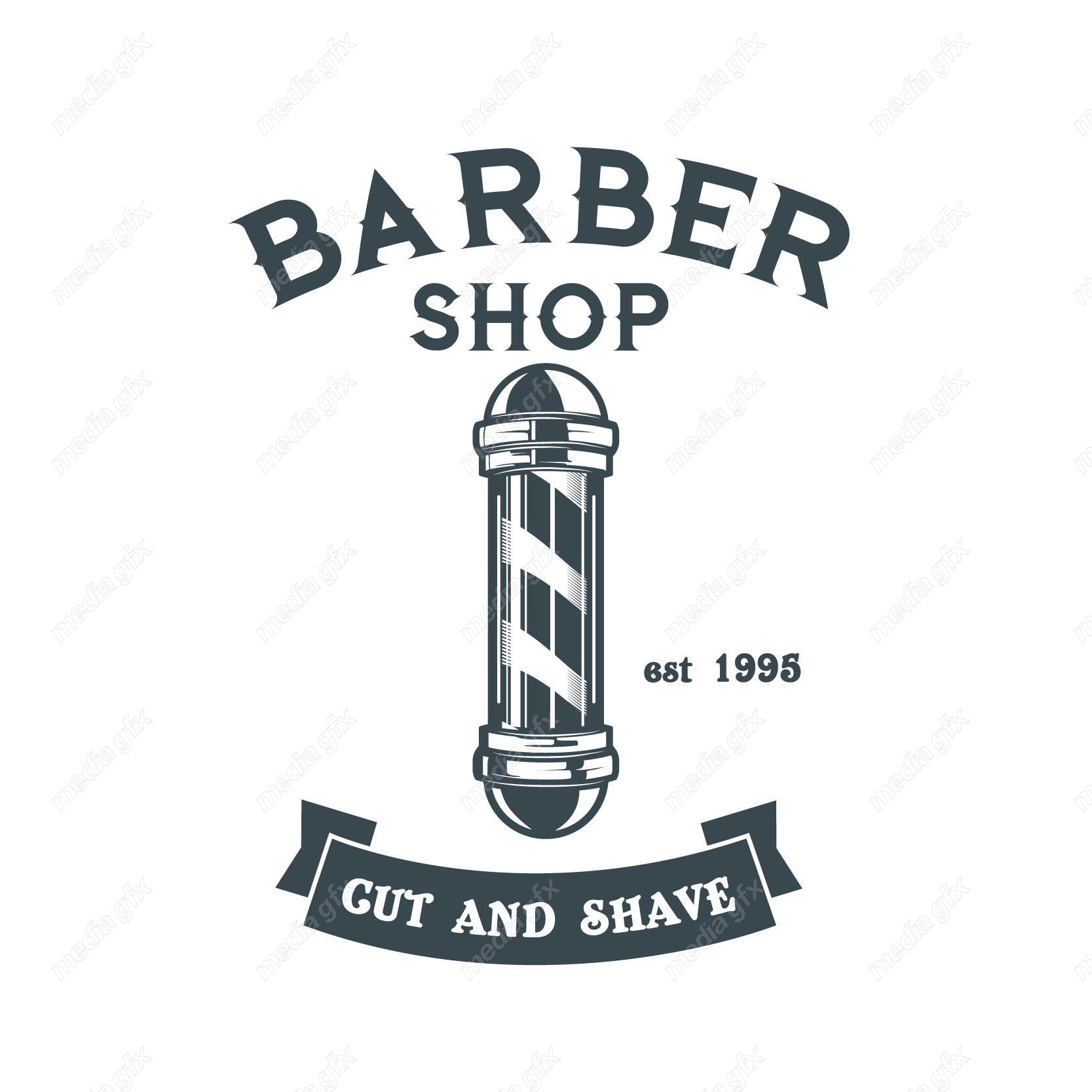 دانلود رایگان وکتور لوگو آرایشگاه و لوازم آرایشگری مردانه MV003888