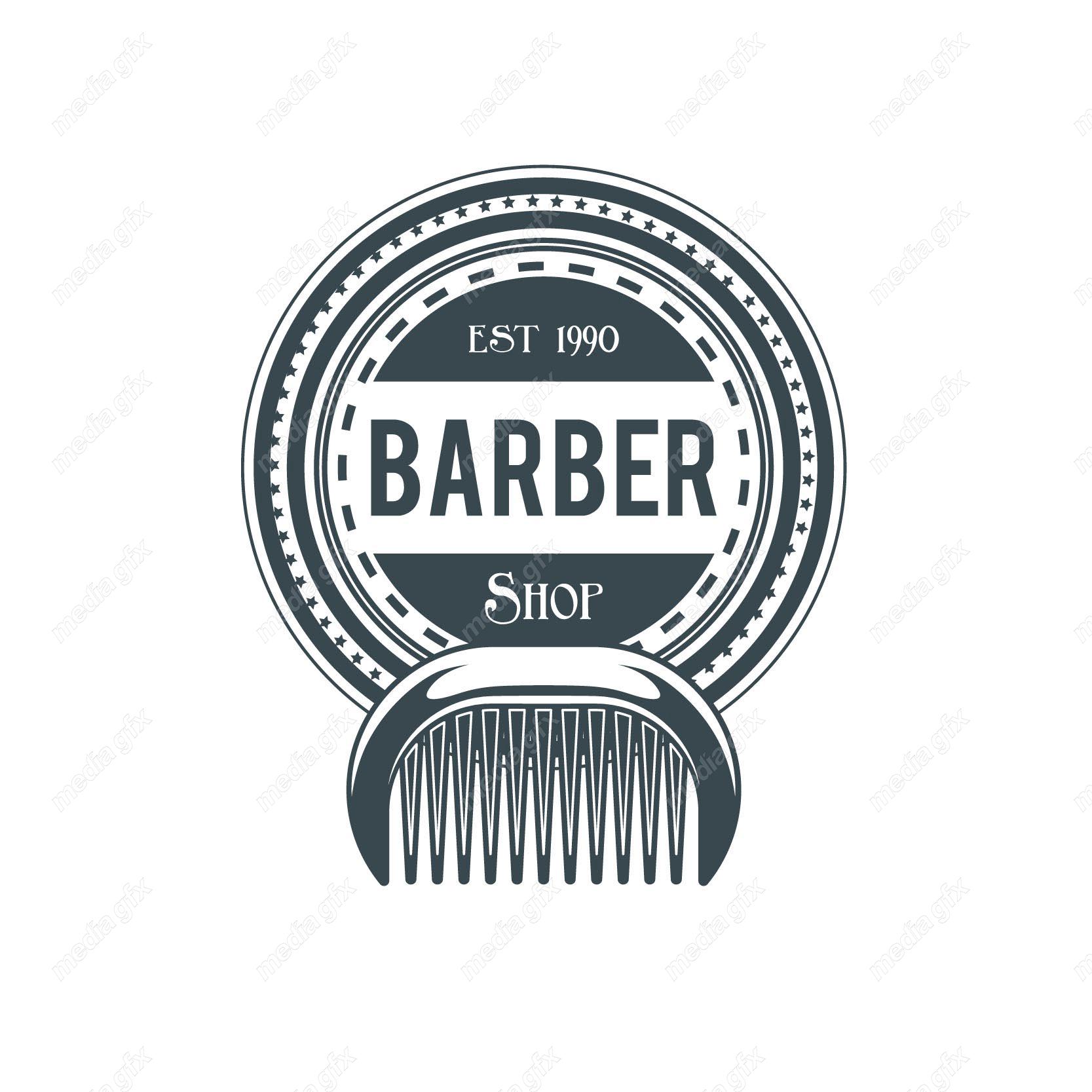 دانلود رایگان وکتور لوگو آرایشگاه و لوازم آرایشگری مردانه MV003894