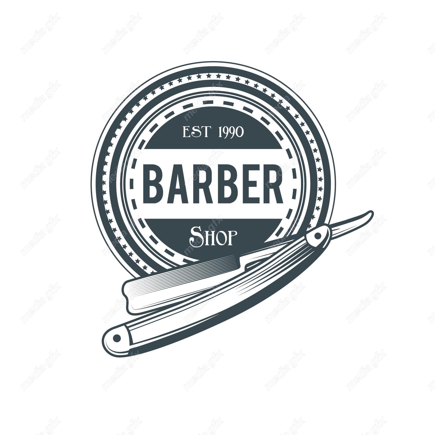 دانلود رایگان وکتور لوگو آرایشگاه و لوازم آرایشگری مردانه MV003895