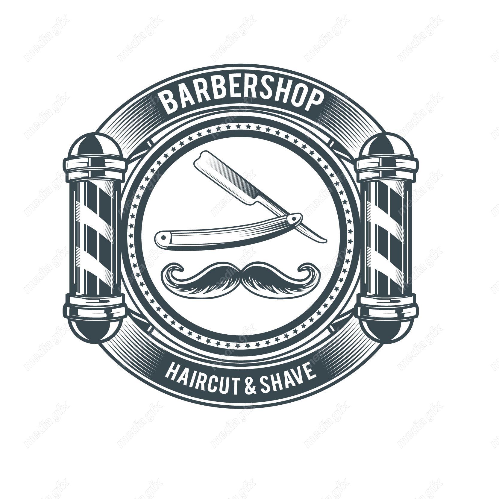 دانلود رایگان وکتور لوگو آرایشگاه و لوازم آرایشگری مردانه MV003901