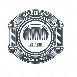 دانلود رایگان وکتور لوگو آرایشگاه و لوازم آرایشگری مردانه MV003902