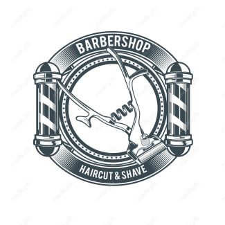 دانلود رایگان وکتور لوگو آرایشگاه و لوازم آرایشگری مردانه MV003904