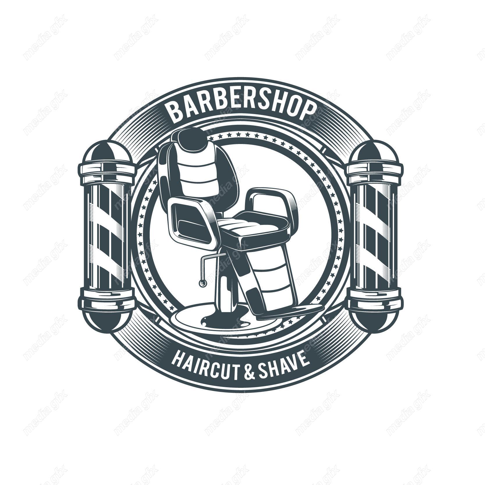 دانلود رایگان وکتور لوگو آرایشگاه و لوازم آرایشگری مردانه MV003905