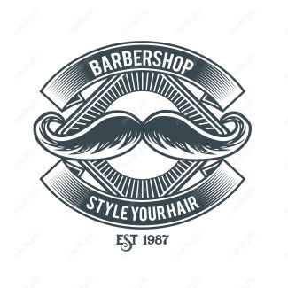 دانلود رایگان وکتور لوگو آرایشگاه و لوازم آرایشگری مردانه MV003909