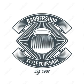 دانلود رایگان وکتور لوگو آرایشگاه و لوازم آرایشگری مردانه MV003910