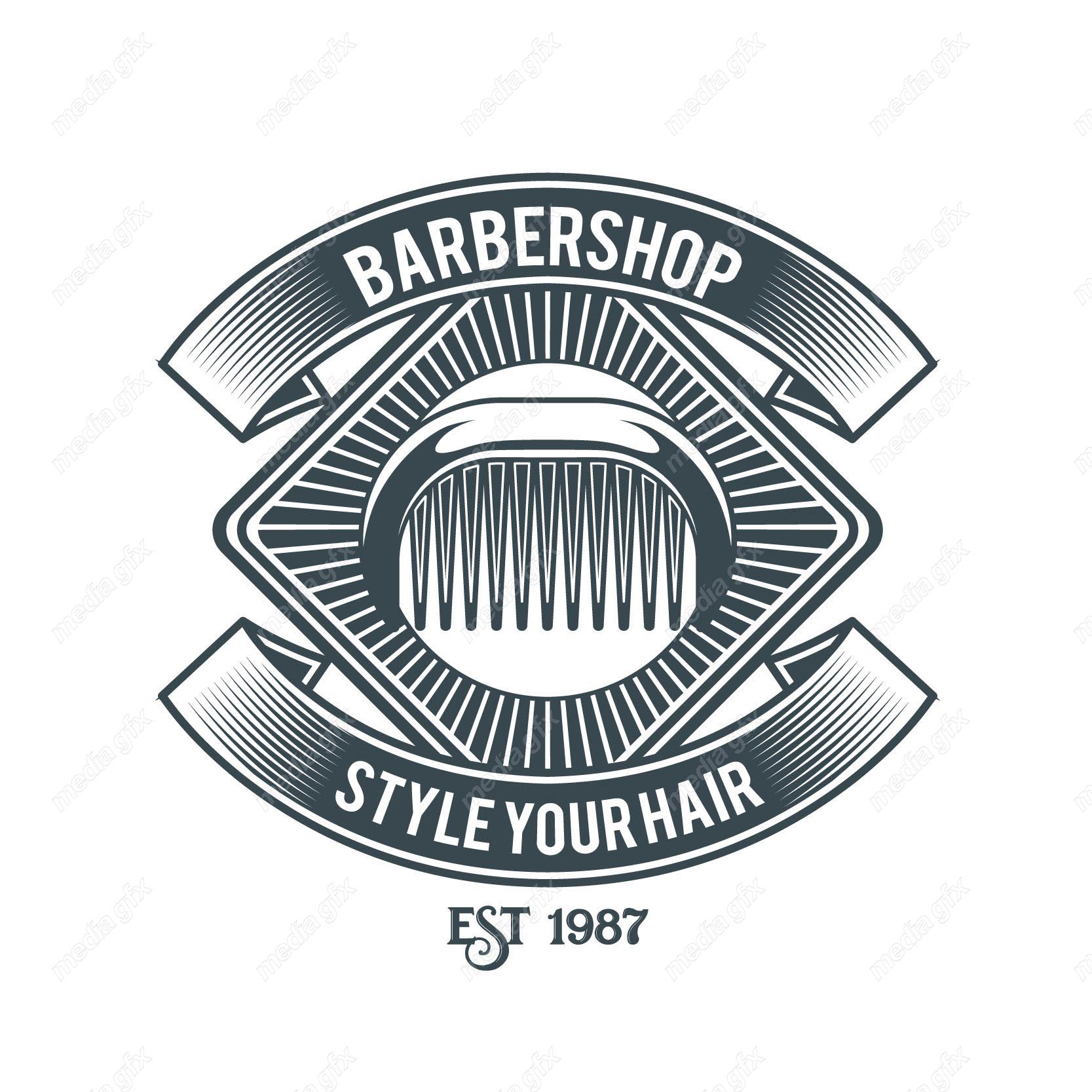 دانلود رایگان وکتور لوگو آرایشگاه و لوازم آرایشگری مردانه MV003910