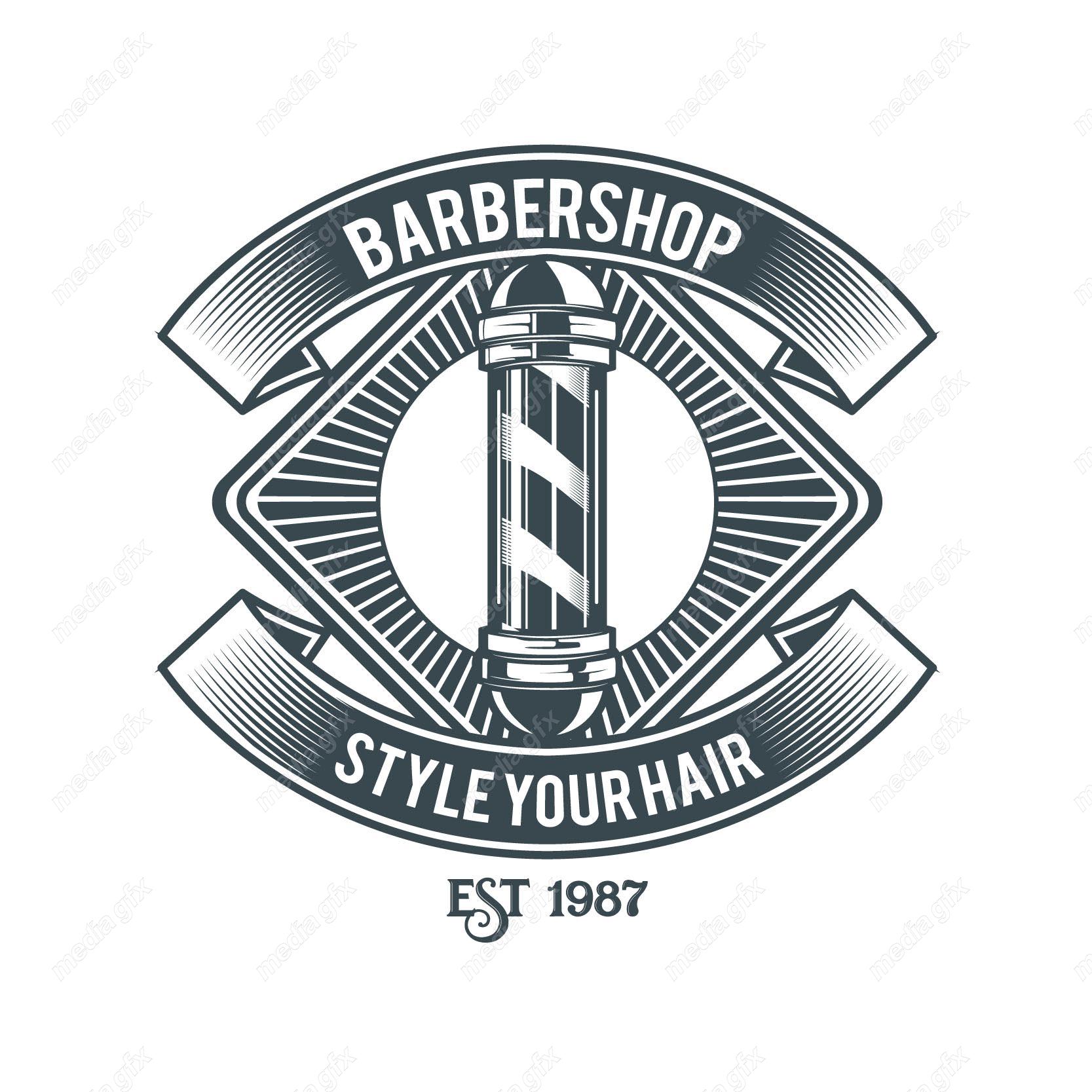 دانلود رایگان وکتور لوگو آرایشگاه و لوازم آرایشگری مردانه MV003912