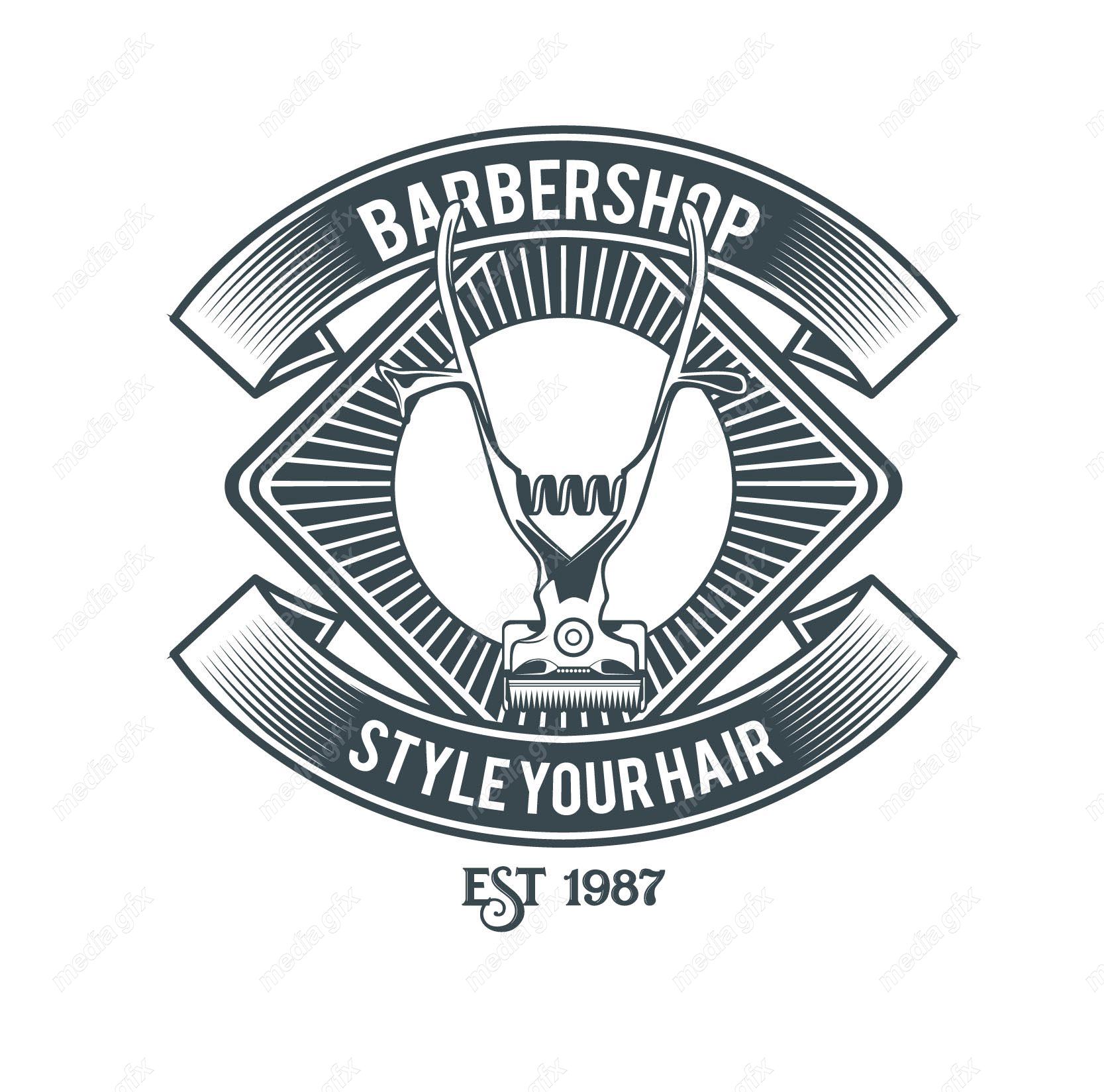 دانلود رایگان وکتور لوگو آرایشگاه و لوازم آرایشگری مردانه MV003915