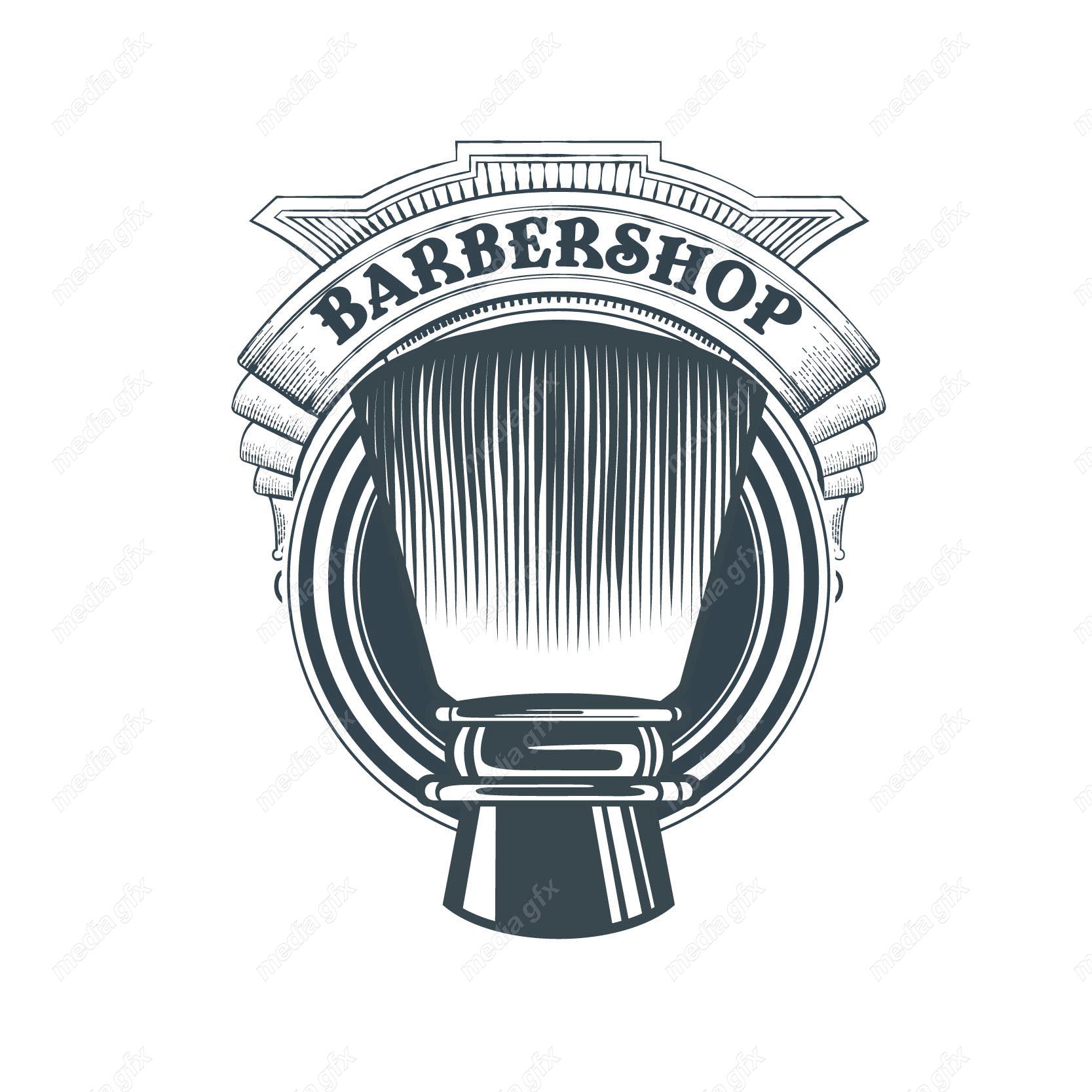 دانلود رایگان وکتور لوگو آرایشگاه و لوازم آرایشگری مردانه MV003932