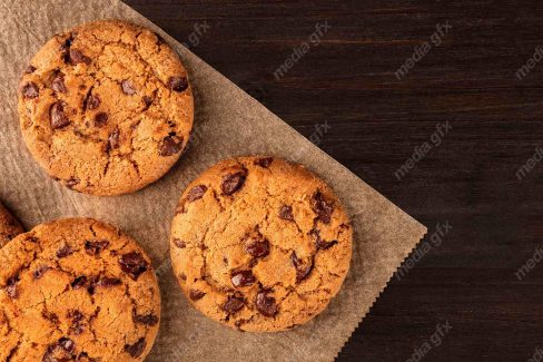 دانلود رایگان عکس با کیفیت کوکی یا کلوچه مغزدار شکلاتی MJ004002