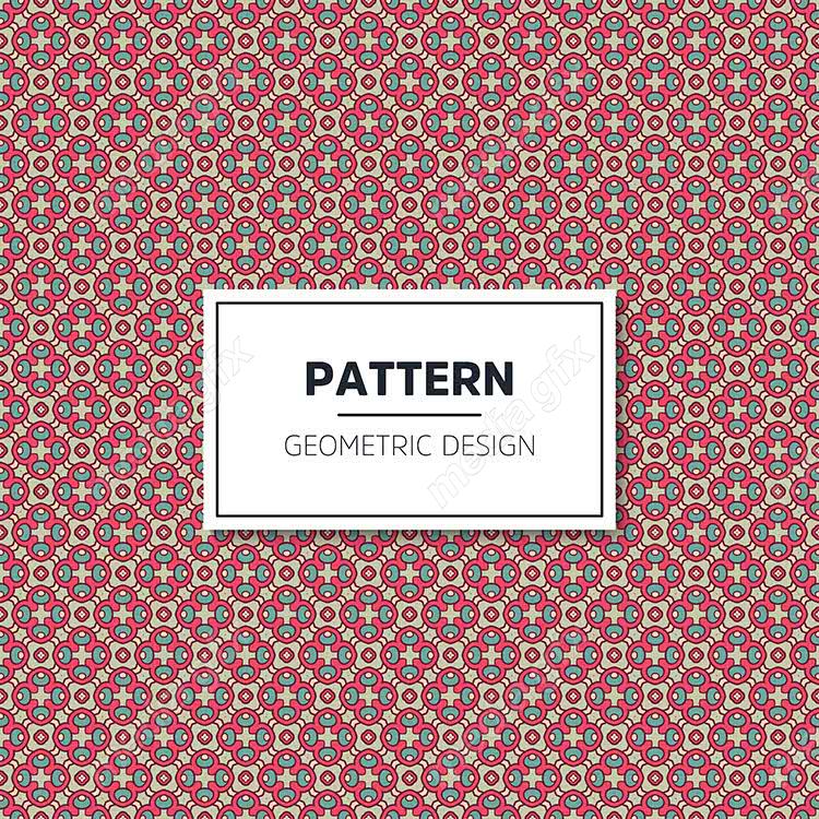 وکتور طرح پترن هندسی رنگی MV004032