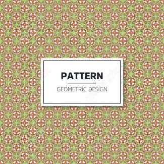 وکتور طرح پترن هندسی رنگی MV004033