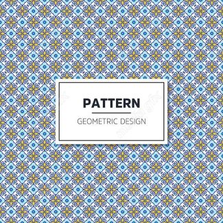 وکتور طرح پترن هندسی رنگی MV004035