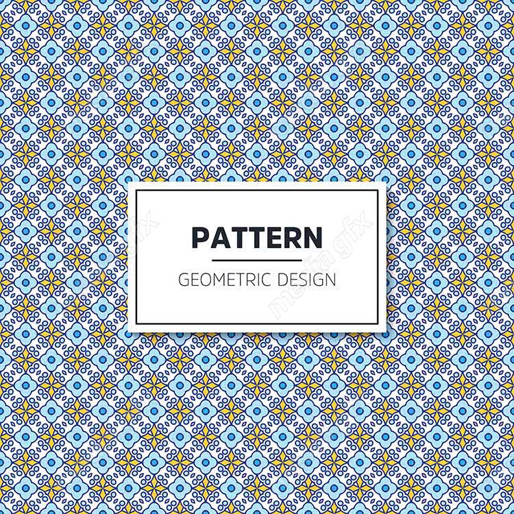 وکتور طرح پترن هندسی رنگی MV004035