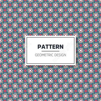 وکتور طرح پترن هندسی رنگی MV004036