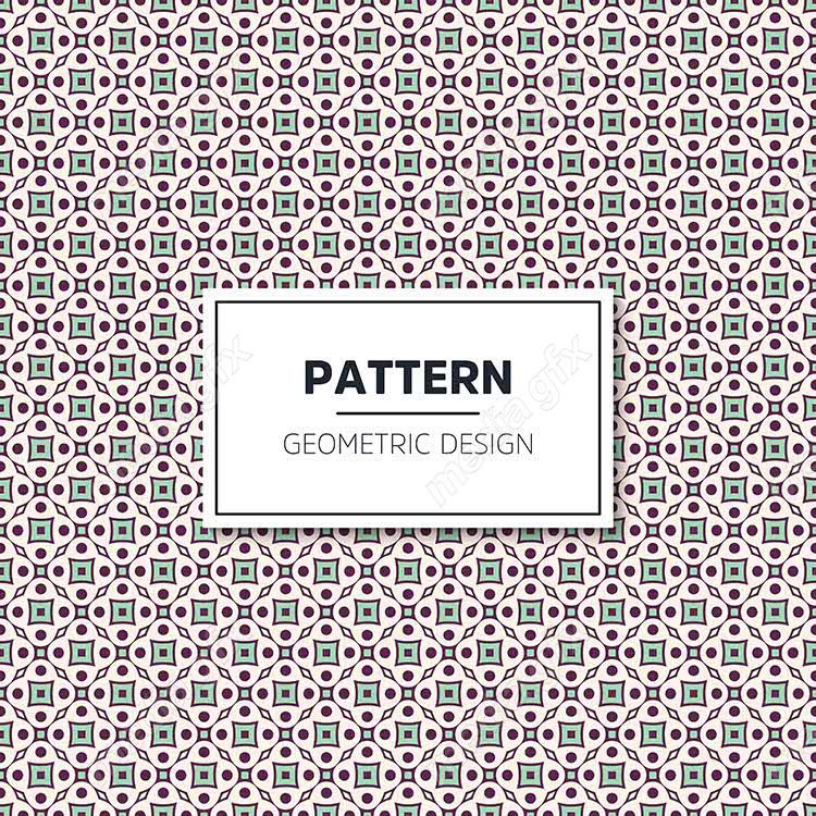 وکتور طرح پترن هندسی رنگی MV004037