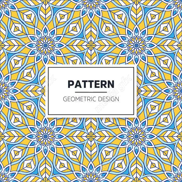 وکتور طرح پترن هندسی رنگی MV004047