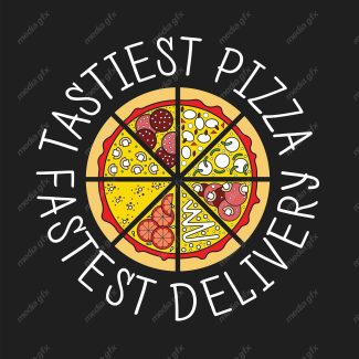 دانلود رایگان وکتور طرح لوگوی پیتزا و فست فود MV004056