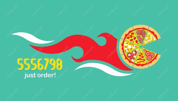 دانلود رایگان وکتور طرح لوگوی پیتزا و فست فود MV004061