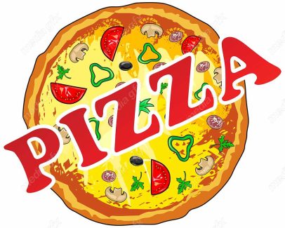 دانلود رایگان وکتور طرح لوگوی پیتزا و فست فود MV004070