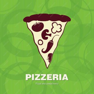 وکتور طرح پیتزای ایتالیایی MV004087