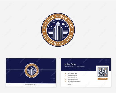 وکتور کارت ویزیت ساختمان املاک و مستغلات MV004231