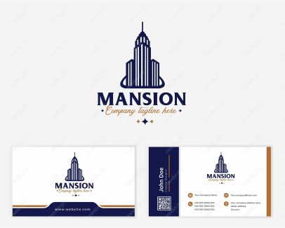 وکتور کارت ویزیت ساختمان املاک و مستغلات MV004233