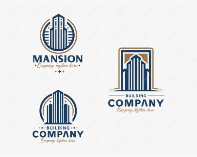 وکتور آرم و لوگوی ساختمان املاک و مستغلات MV004243