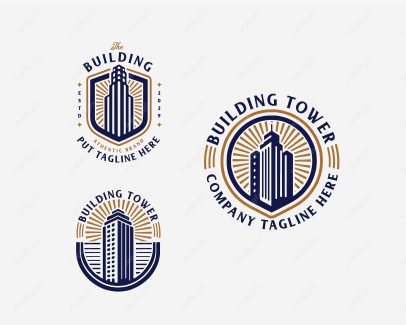 وکتور آرم و لوگوی ساختمان املاک و مستغلات MV004247