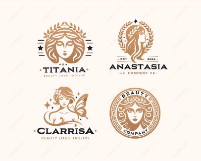 وکتور آرم و لوگوی سالن زیبایی و آرایشی   MV004248