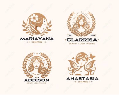 وکتور آرم و لوگوی سالن زیبایی و آرایشی   MV004250