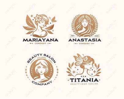 وکتور آرم و لوگوی سالن زیبایی و آرایشی   MV004252