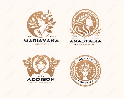 وکتور آرم و لوگوی سالن زیبایی و آرایشی   MV004253